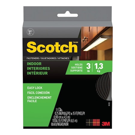 Scotch Large Plastic Hook and Loop Fastener 180 in. L 1 pk RF4761